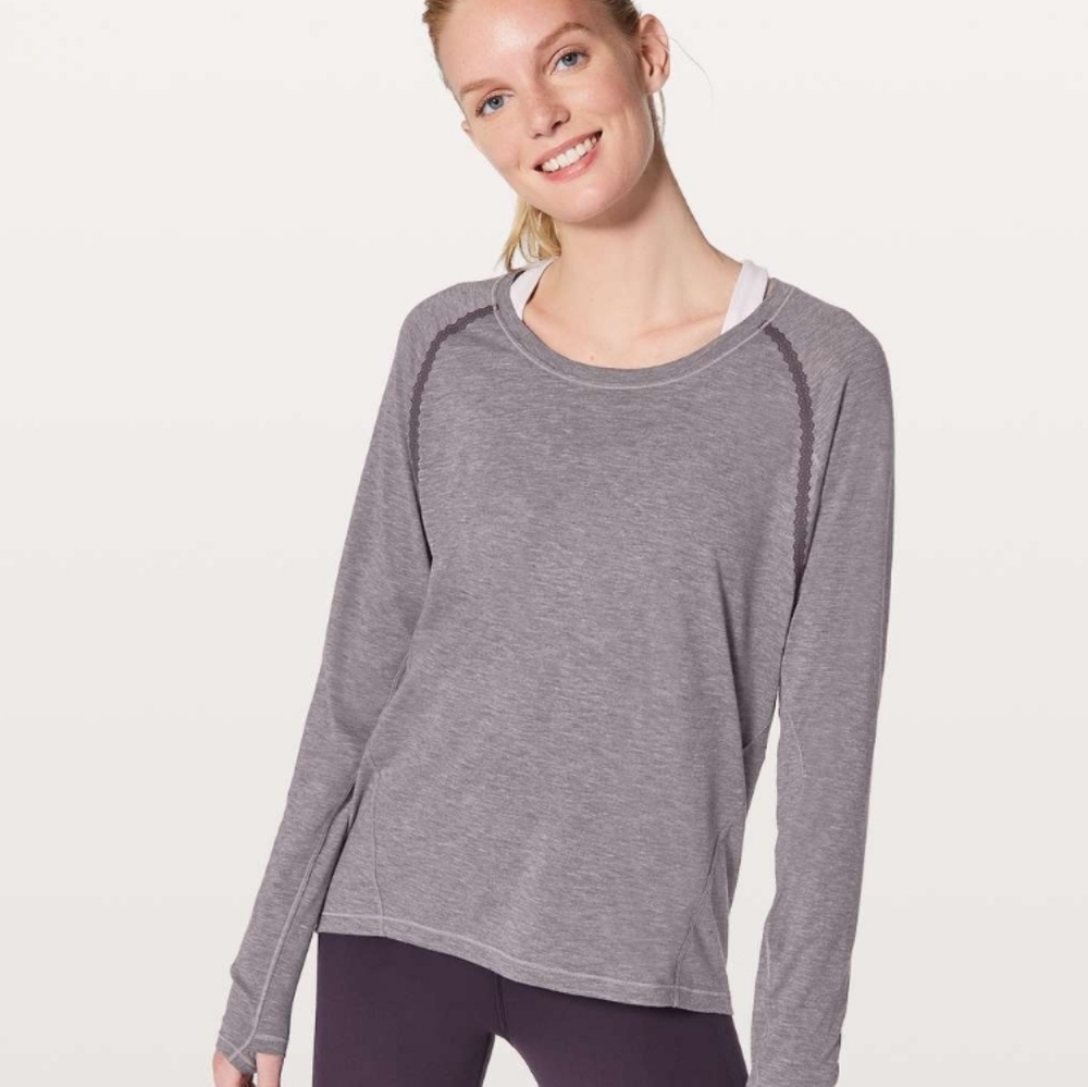 Lululemon Stop Drop & Squat Long Sleeve

Heathered